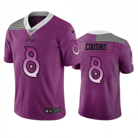 Camiseta Hombre NFL Minnesota Vikings Kirk Cousins 8 Púrpura City Edition Vapor Limited Camiseta Hombre NFL Minnesota Vikings Kirk Cousins 8 Púrpura City Edition Vapor Limited